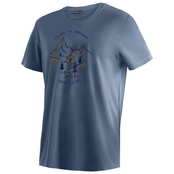 Maier Sports Dieter Print Funktionsshirt Herren ensign blue