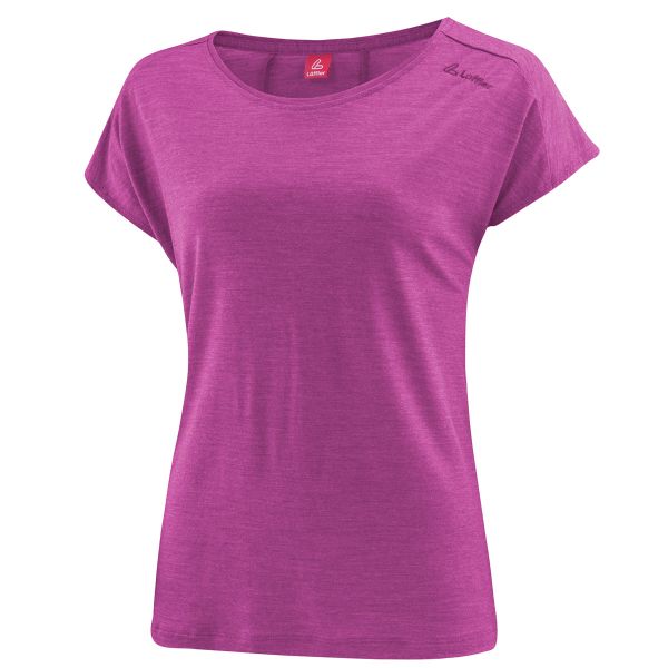 Löffler Loose Damen Shirt Merino-Tencel CF purple