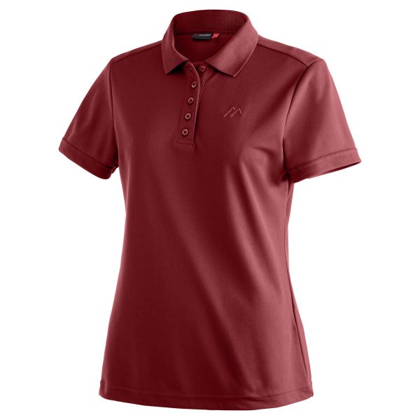 Maier Sports Ulrike Poloshirt Damen sun dried tomato