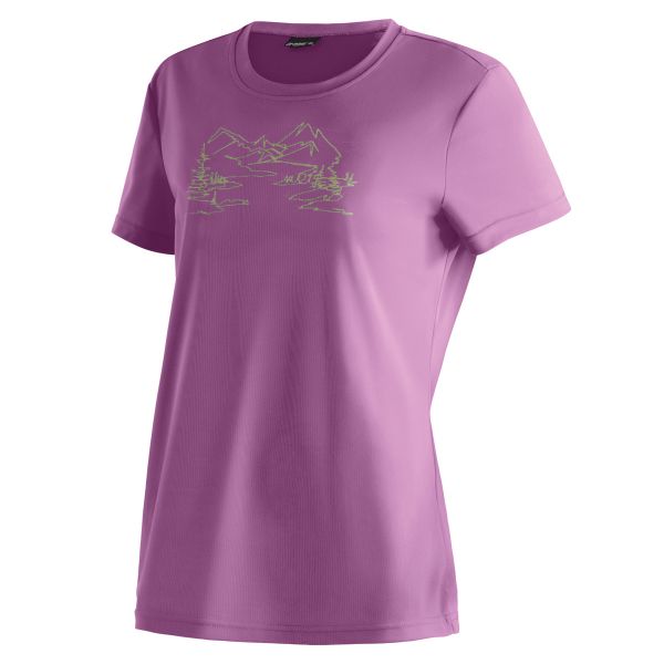Maier Sports Wilma Print Funktionsshirt Damen boysenberry