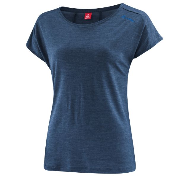 Löffler Loose Damen Shirt Merino-Tencel CF dark blue