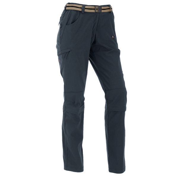 Maul Trail Damen Capri Zip-off Hose dark blue